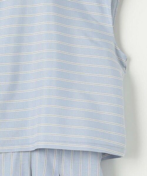 L size ONWARD(大きいサイズ) / エルサイズオンワード ミニ丈・ひざ丈ワンピース | 【洗える】クロップドシャツ ワンピース | 詳細14