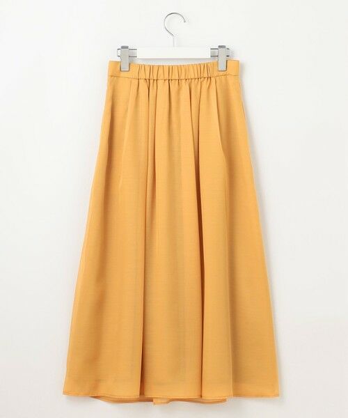 L size ONWARD(大きいサイズ) / エルサイズオンワード ミニ・ひざ丈スカート | 【洗える】ブライトスパンボイル スカート | 詳細6