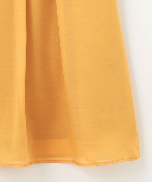 L size ONWARD(大きいサイズ) / エルサイズオンワード ミニ・ひざ丈スカート | 【洗える】ブライトスパンボイル スカート | 詳細10