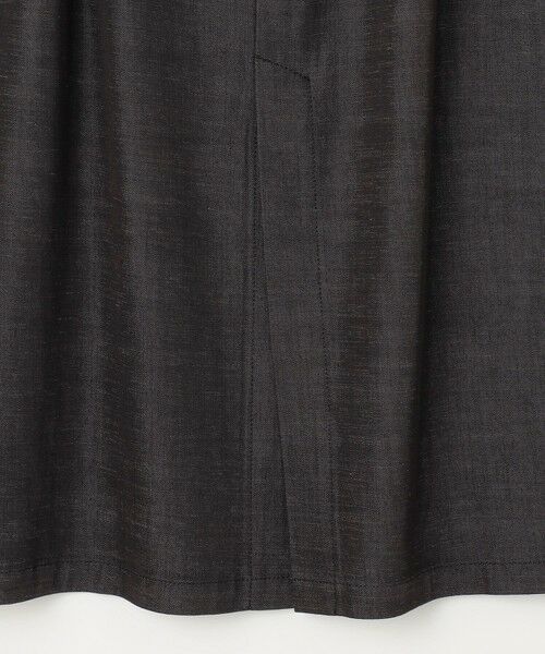 L size ONWARD(大きいサイズ) / エルサイズオンワード ミニ・ひざ丈スカート | 【洗える】デニムライクシャンブレー Iライン スカート | 詳細20
