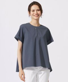 L size ONWARD(大きいサイズ) / エルサイズオンワード シャツ・ブラウス | 【カタログ掲載・セットアップ対応・接触冷感・UVケア・洗える】ファンクショナルクロス ブラウス