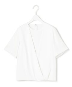 L size ONWARD(大きいサイズ) / エルサイズオンワード シャツ・ブラウス | 【UVカット・防シワ・洗える】ストレッチジョーゼット  レイヤードデザインブラウス