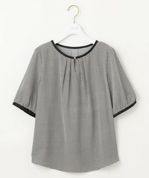 L size ONWARD(大きいサイズ) / エルサイズオンワード シャツ・ブラウス | 【洗える】 バイカラータック ブラウス | 詳細3