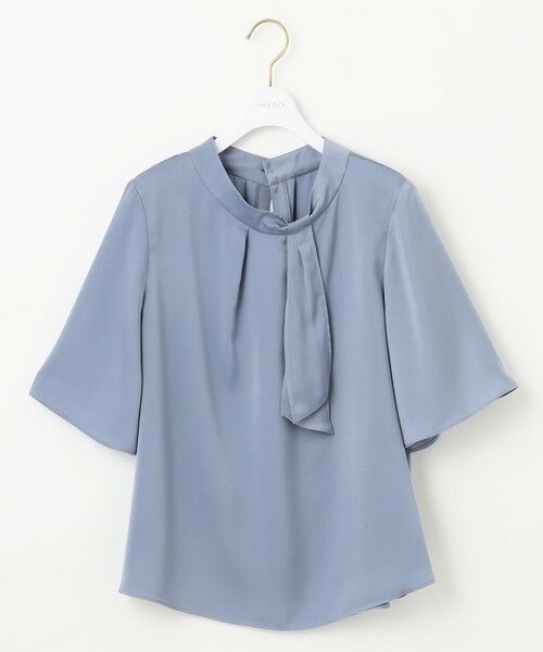 L size ONWARD(大きいサイズ) / エルサイズオンワード シャツ・ブラウス | 【洗える】トロミサテンボウ ブラウス | 詳細9