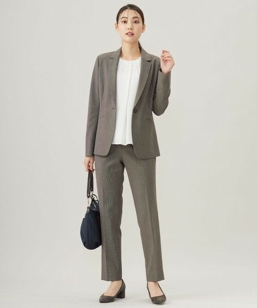 L size ONWARD(大きいサイズ) / エルサイズオンワード テーラードジャケット | T/Rアルガンシルク テーラード ジャケット | 詳細4