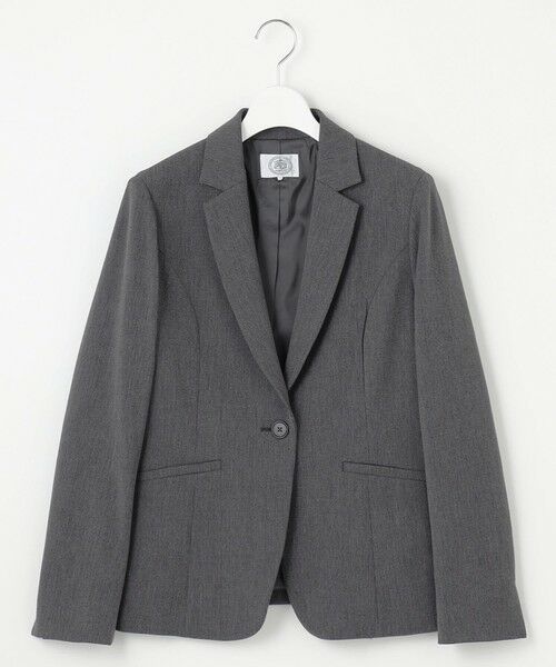 L size ONWARD(大きいサイズ) / エルサイズオンワード テーラードジャケット | T/Rアルガンシルク テーラード ジャケット | 詳細26