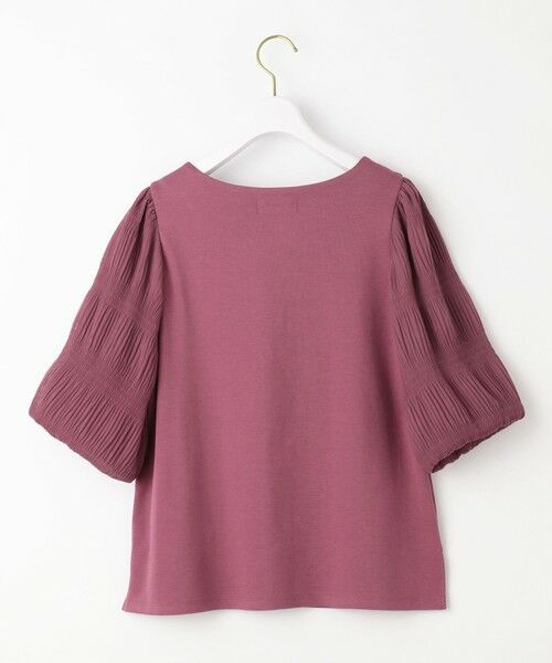 L size ONWARD(大きいサイズ) / エルサイズオンワード カットソー | 【洗える】マジョリカスリーブ プルオーバー | 詳細9