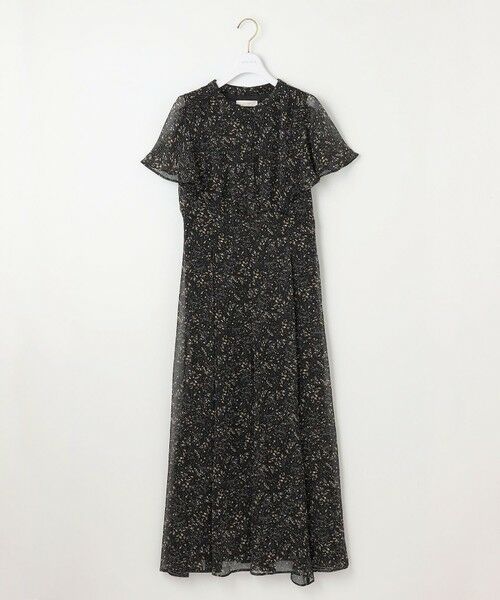 L size ONWARD(大きいサイズ) / エルサイズオンワード ロング・マキシ丈ワンピース | 【洗える】ミニフラワープリント ワンピース | 詳細17