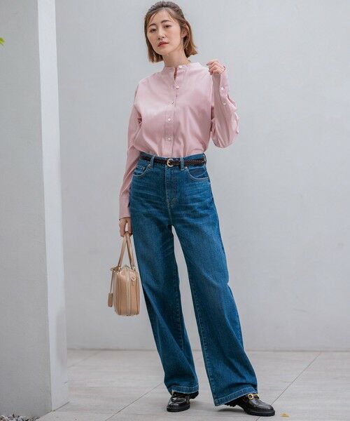 L size ONWARD(大きいサイズ) / エルサイズオンワード デニムパンツ | 【洗える】23区DENIM ストレッチ ワイドパンツ | 詳細11