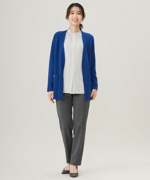 L size ONWARD(大きいサイズ) / エルサイズオンワード その他パンツ | T/Rアルガンシルク テーパード パンツ | 詳細29