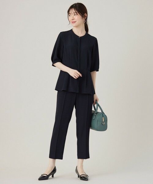 L size ONWARD(大きいサイズ) / エルサイズオンワード シャツ・ブラウス | 【接触冷感・UVカット・速乾】コンフォートビューティサテン ブラウス | 詳細10