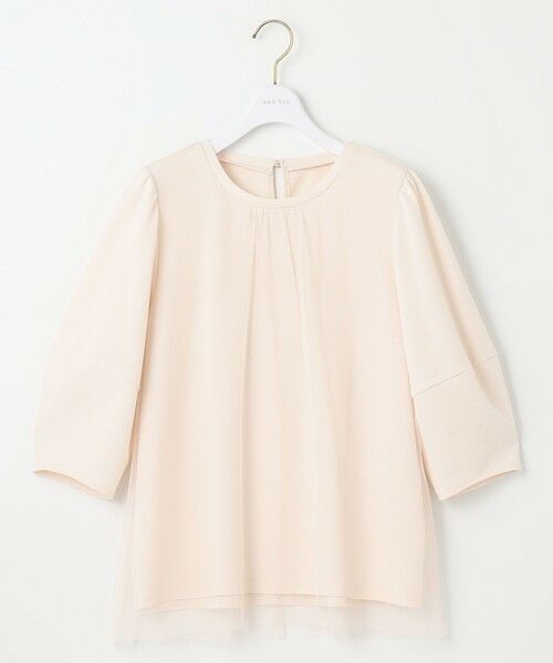 L size ONWARD(大きいサイズ) / エルサイズオンワード シャツ・ブラウス | 【洗える】カットジョーゼットチュール トップス | 詳細3