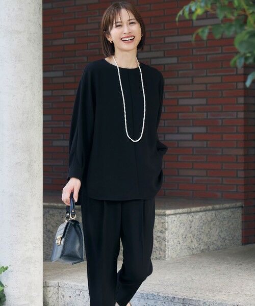 L size ONWARD(大きいサイズ) / エルサイズオンワード シャツ・ブラウス | 【17号サイズまで展開・カタログ掲載・セットアップ対応】トリアセダブルクロス ブラウス | 詳細26