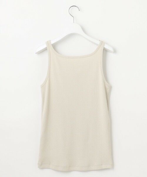 L size ONWARD(大きいサイズ) / エルサイズオンワード タンクトップ | 【洗える】ソフトリブ タンクトップ | 詳細1