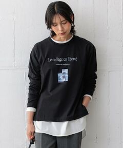 【洗える】Le collage ロゴロンTEE