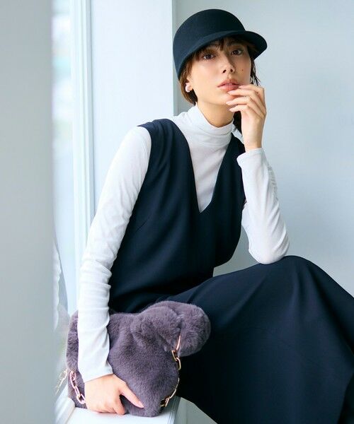 L size ONWARD(大きいサイズ) / エルサイズオンワード カットソー | 【洗える】ハイゲージジャージー シアー カットソー | 詳細1