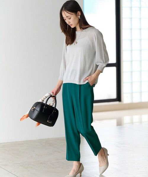 L size ONWARD(大きいサイズ) / エルサイズオンワード ニット・セーター | 【洗える】ラメ プルオーバー | 詳細19