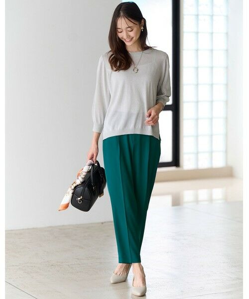 L size ONWARD(大きいサイズ) / エルサイズオンワード ニット・セーター | 【洗える】ラメ プルオーバー | 詳細20