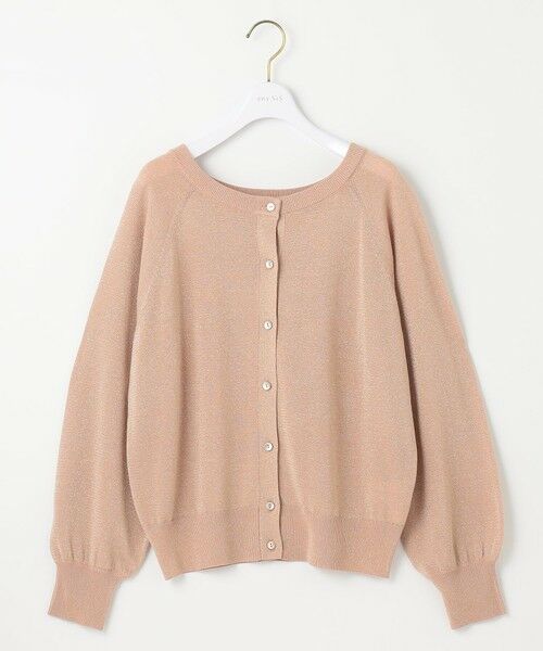 L size ONWARD(大きいサイズ) / エルサイズオンワード カーディガン・ボレロ | 【洗える】ラメ カーディガン | 詳細5