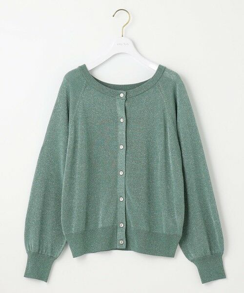 L size ONWARD(大きいサイズ) / エルサイズオンワード カーディガン・ボレロ | 【洗える】ラメ カーディガン | 詳細9