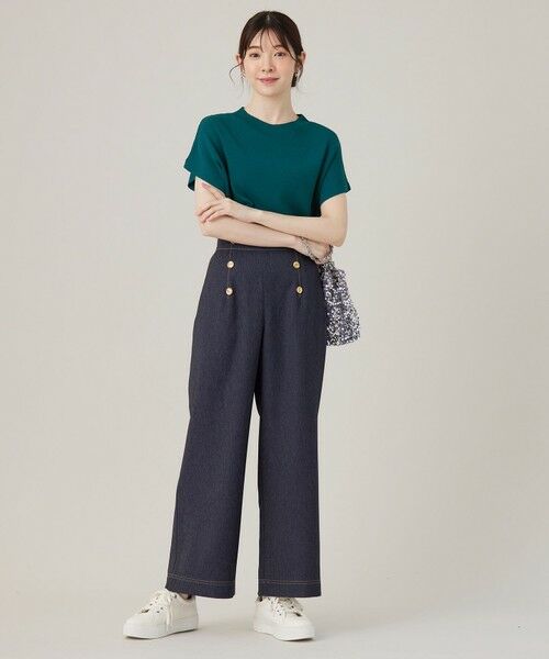 ニット セーター ドレープネックフレンチスリーブニットプルオーバー レディース SALE】ドレープネックフレンチスリーブニットプルオーバー