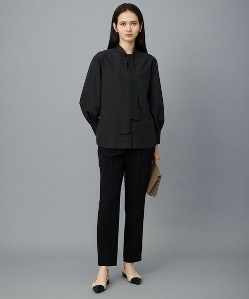 L size ONWARD(大きいサイズ) / エルサイズオンワード その他パンツ | 【19号サイズまで展開・カタログ掲載・セットアップ対応】トリアセダブルクロステーパード パンツ | 詳細23