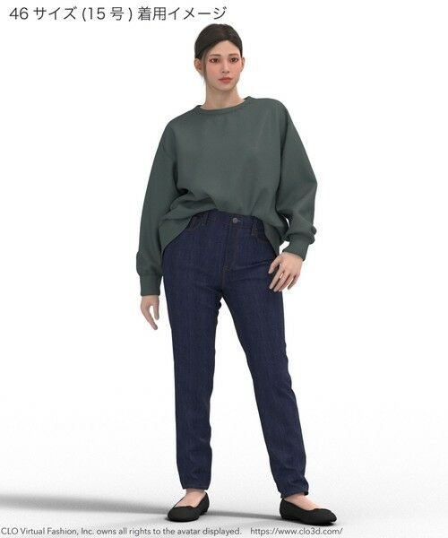 L size ONWARD(大きいサイズ) / エルサイズオンワード デニムパンツ | 【Lサイズ限定】23区DENIM ストレッチフィット スキニーパンツ | 詳細28