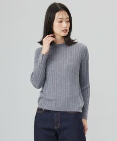 【洗える】KNIT BASIC クルーネック ニット