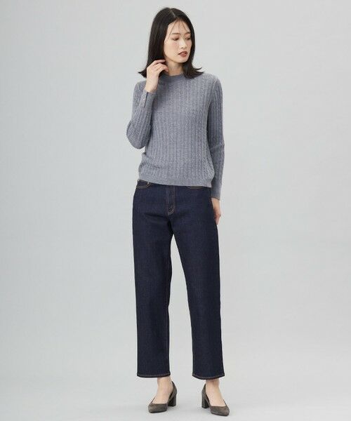 L size ONWARD(大きいサイズ) / エルサイズオンワード ニット・セーター | 【洗える】KNIT BASIC クルーネック ニット | 詳細1