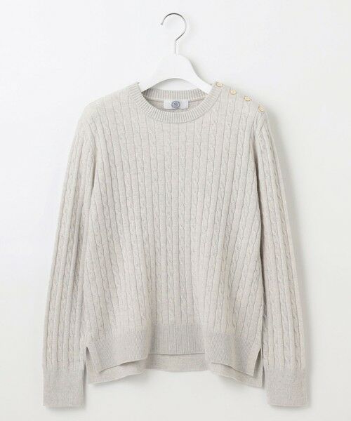 L size ONWARD(大きいサイズ) / エルサイズオンワード ニット・セーター | 【洗える】WOOL BLEND AIR クルーネック ニット | 詳細14