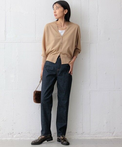 L size ONWARD(大きいサイズ) / エルサイズオンワード カーディガン・ボレロ | 【洗える】オータムシャイニー ニットカーディガン | 詳細10