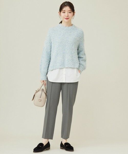 L size ONWARD(大きいサイズ) / エルサイズオンワード その他パンツ | 【保温効果/ストレッチ】シリーズ累計13万枚突破！ビューティサーモ テーパードパンツ | 詳細8