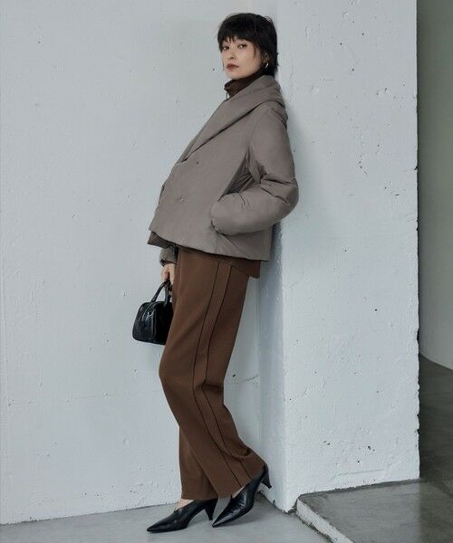 L size ONWARD(大きいサイズ) / エルサイズオンワード ダウンジャケット・ベスト | 【CLASSY.1月号掲載】ADSダウン ショートコート | 詳細9