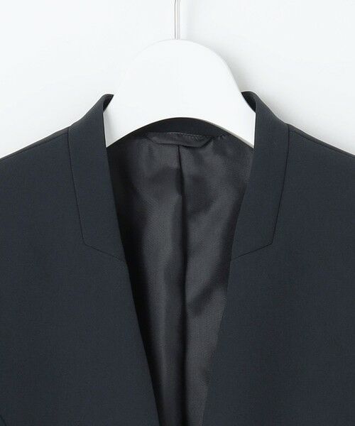 L size ONWARD(大きいサイズ) / エルサイズオンワード ノーカラージャケット | 【セットアップ対応】セラテリーダブルクロス ノーカラー ジャケット | 詳細28