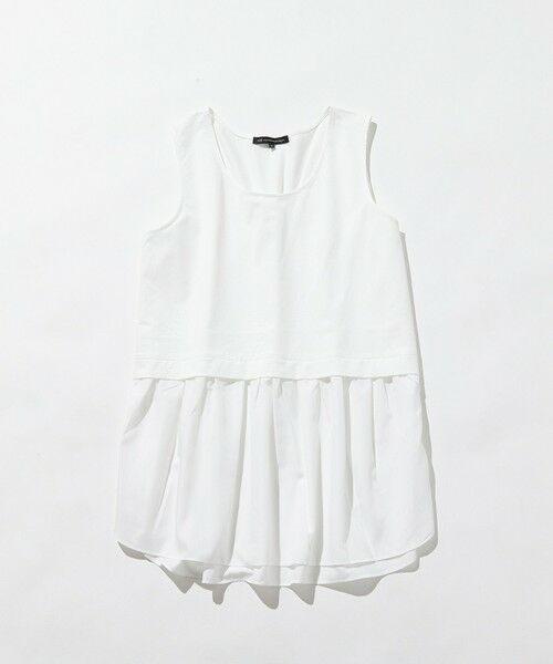 L size ONWARD(大きいサイズ) / エルサイズオンワード カットソー | 【Lサイズ限定/好評につき新色追加】ナチュラルコットンベア タンクトップ | 詳細20