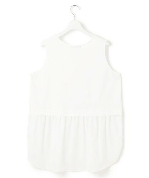 L size ONWARD(大きいサイズ) / エルサイズオンワード カットソー | 【Lサイズ限定/好評につき新色追加】ナチュラルコットンベア タンクトップ | 詳細22