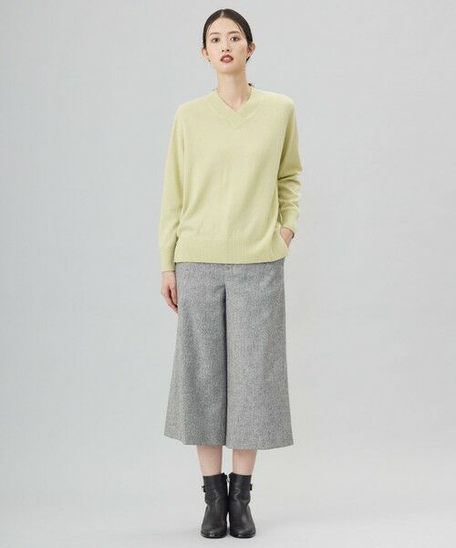 L size ONWARD(大きいサイズ) / エルサイズオンワード ニット・セーター | 【洗える】CASHMERE BLEND Vネック プルオーバーニット | 詳細21