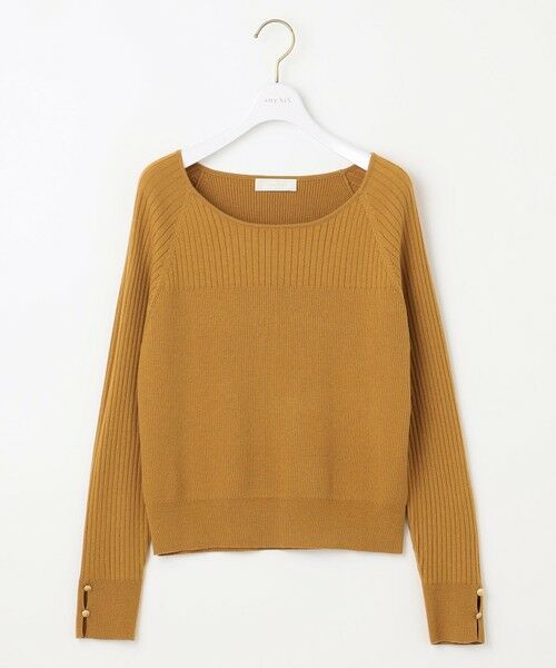 L size ONWARD(大きいサイズ) / エルサイズオンワード ニット・セーター | 【ウールブレンドシリーズ】ベースネックリブコンビ ニット | 詳細16