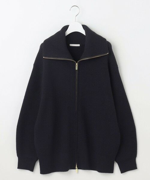 【洗える】ジップアップニット アウター セール】 【洗える】ジップアップニット アウター （その他