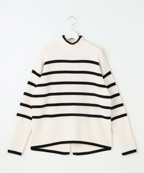 L size ONWARD(大きいサイズ) / エルサイズオンワード ニット・セーター | 【WEB限定カラーあり・洗える】ウールカシミヤブレンドハイネック ニット | 詳細6