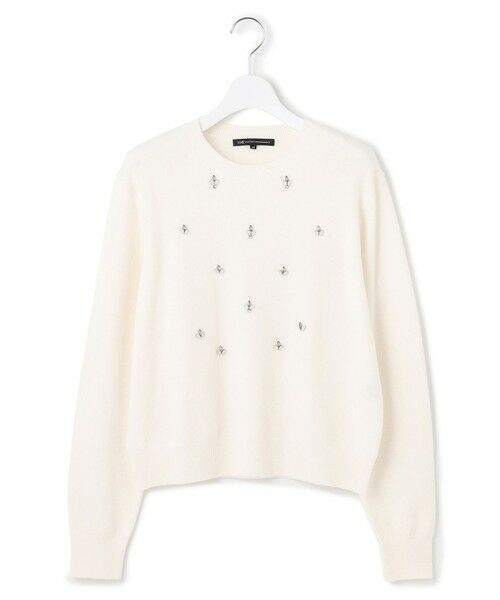 L size ONWARD(大きいサイズ) / エルサイズオンワード ニット・セーター | 【滝沢眞規子さん着用】ビジュー クルーネック ニット | 詳細3