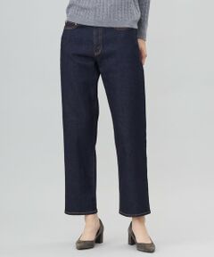 【洗える】BASIC STRETCH DENIM ボーイフィット パンツ