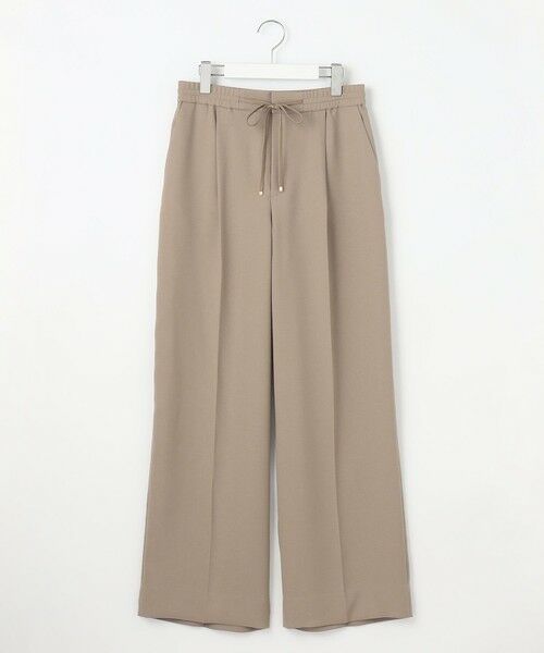 L size ONWARD(大きいサイズ) / エルサイズオンワード その他パンツ | 【洗える】ツイステッドダブルクロスワイドストレート パンツ | 詳細3