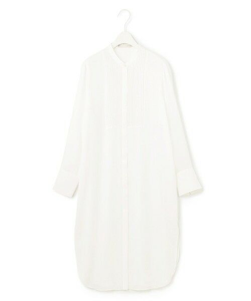 L size ONWARD(大きいサイズ) / エルサイズオンワード シャツ・ブラウス | 【洗える】シアーツイルワッシャー ロングシャツ | 詳細2