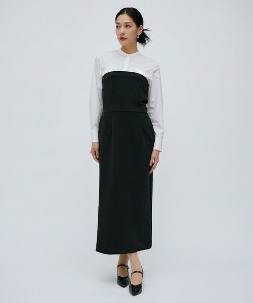 L size ONWARD(大きいサイズ) / エルサイズオンワード シャツ・ブラウス | 【CLASSY.1月号掲載・洗える】 クリーンブロード ボウタイブラウス | 詳細14