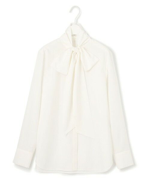L size ONWARD(大きいサイズ) / エルサイズオンワード シャツ・ブラウス | 【CLASSY.1月号掲載・洗える】 クリーンブロード ボウタイブラウス | 詳細23