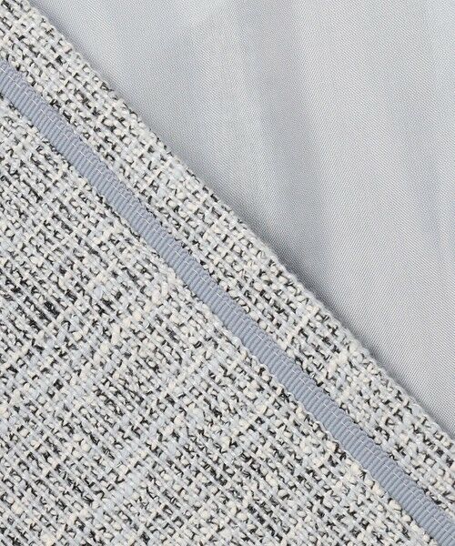 L size ONWARD(大きいサイズ) / エルサイズオンワード ノーカラージャケット | 【洗える】ライトストレッチ ツイード ジャケット | 詳細8