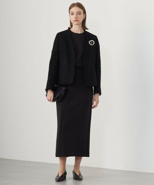 L size ONWARD(大きいサイズ) / エルサイズオンワード カットソー | 【洗える・WEB限定カラーあり】コンパクトダブルフェイス トップス | 詳細6