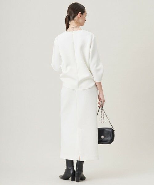 L size ONWARD(大きいサイズ) / エルサイズオンワード カットソー | 【洗える・WEB限定カラーあり】コンパクトダブルフェイス トップス | 詳細14