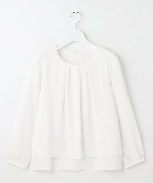 L size ONWARD(大きいサイズ) / エルサイズオンワード カットソー | プルエラツイル レイヤード カットソー | 詳細10